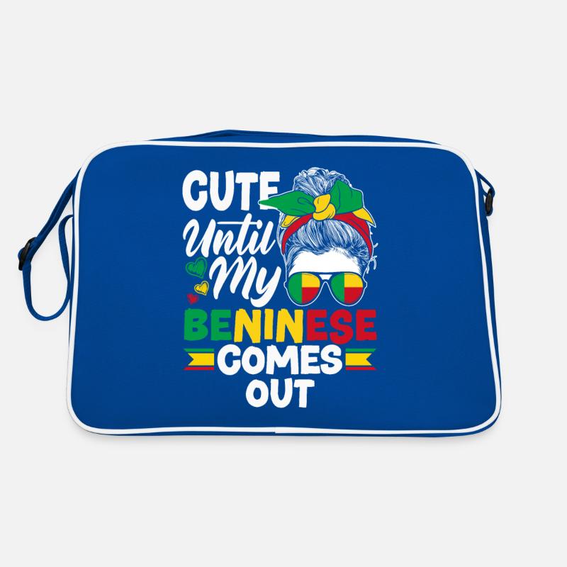 Béninois Bénin Drapeau Béninois Citation Sac Retro