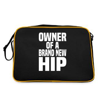 Hip surgery Joint hip surgery - Retro Bag - black/gold - Back
