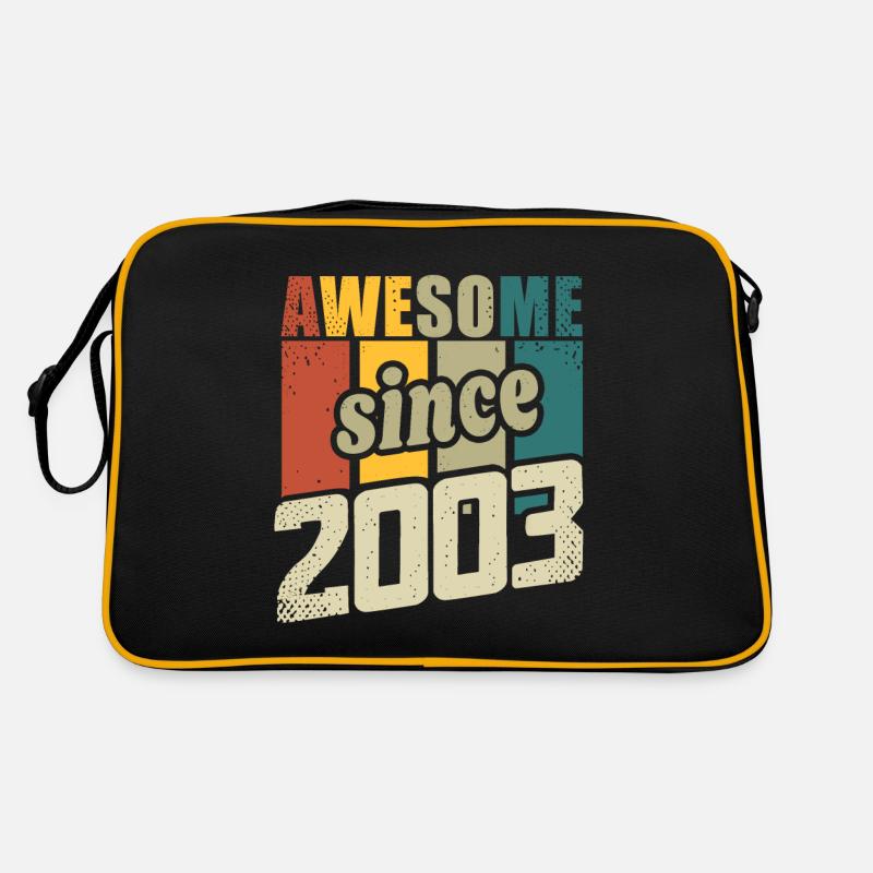 20 years old Awesome since 2003 20th birthday Retro Bag