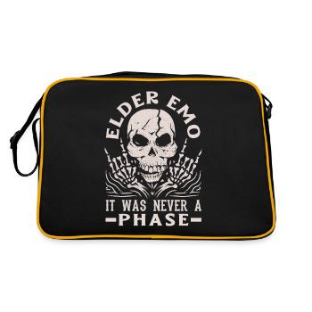 Elder Emo n’a jamais été un squelette gothique de phase - Sac Retro - noir/or - Dos