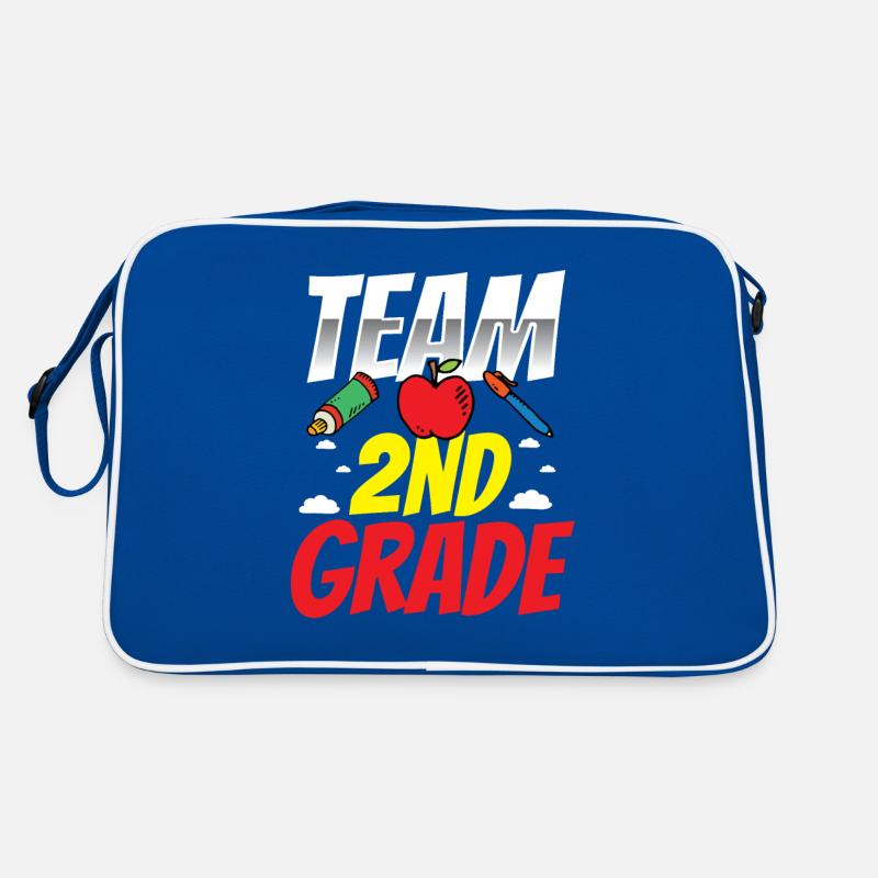 Team Zweite Klasse Zweitklässler Schule Lehrer Retro Tasche