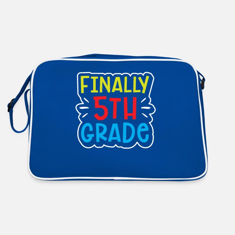 Enfin 5 classes cinquième année cinquième école Sac Retro