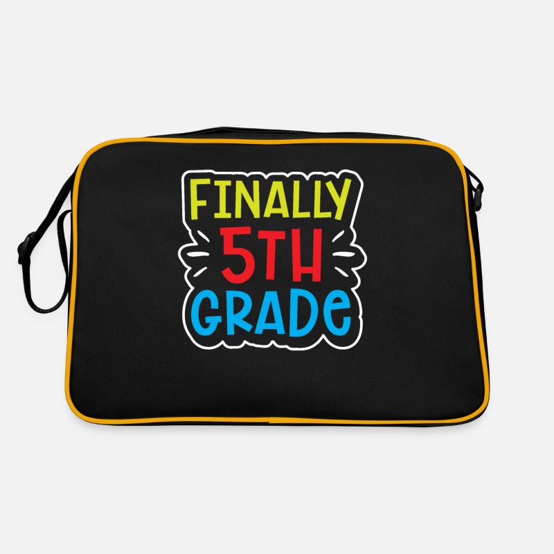 Enfin 5 classes cinquième année cinquième école Sac Retro