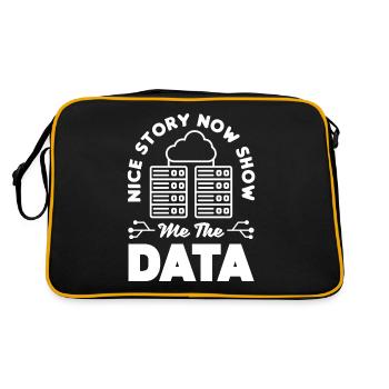 Belle histoire maintenant Montrez-moi le scientifique des données - Sac Retro - noir/or - Dos