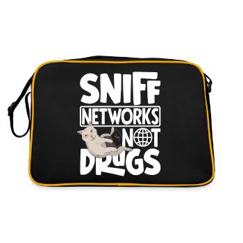 Sniff Networks Not Drugs Network Admin - Sac Retro - noir/or - Dos