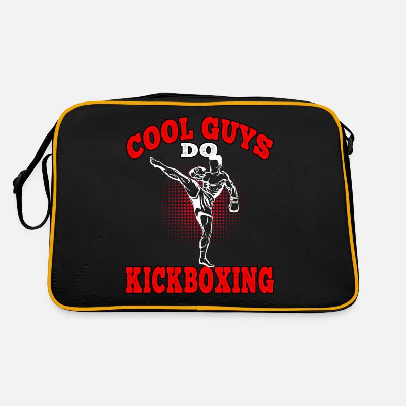 Cool Guys Kickboxing Muay Thai Martial Arts Boxing Retro Bag