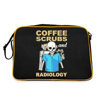 Technologie de radiologie Technologue en radiologie Rad Tech - Sac Retro - noir/or - Dos