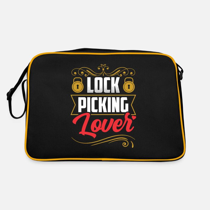 Lock Picking Lovers Cracker Lock Cracking Retro Bag
