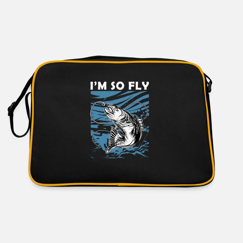 Je suis tellement mouche que je pêche à la mouche drôle Sac Retro