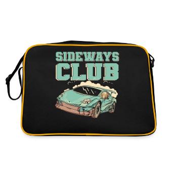 Sideways Club Drifting Car Racing Drift - Retro Bag - black/gold - Back