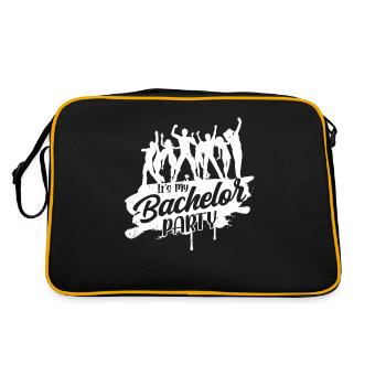 C’est mon enterrement de vie de garçon mariée célibataire - Sac Retro - noir/or - Dos