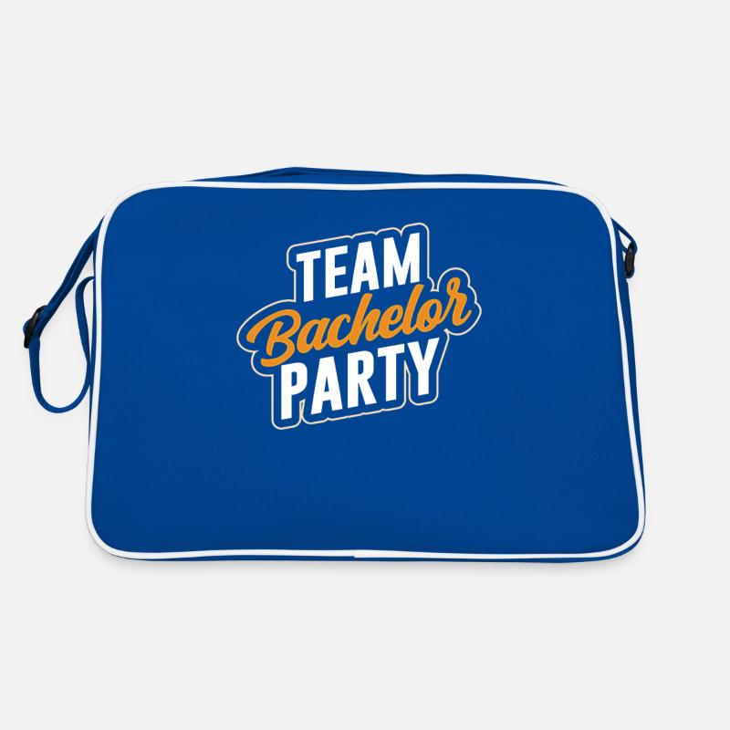 Team Bachelor Party Bachelor Bride Retro Bag