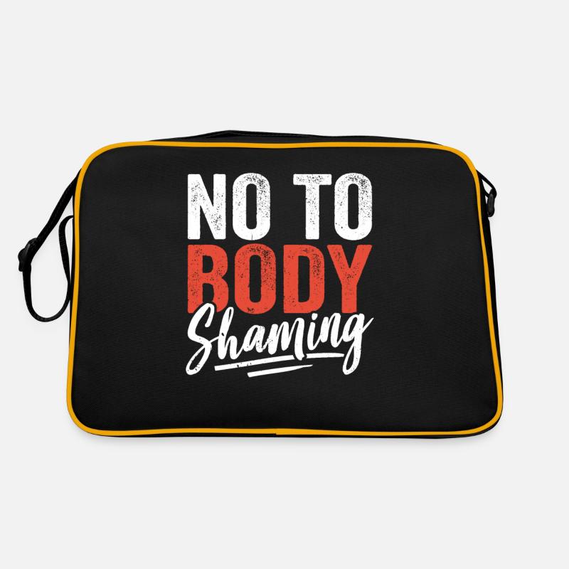 Non pour arrêter la honte corporelle Bodyshaming Agennui Sac Retro
