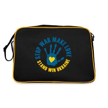 Stand Win Ukraine - Sac Retro - noir/or - Dos