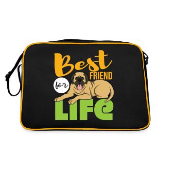 Mastiff - Retro Bag - black/gold - Back