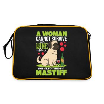 Mastiff - Retro Bag - black/gold - Back
