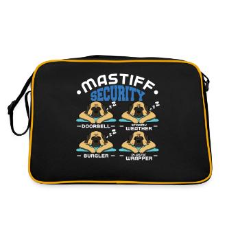 Mastiff - Retro Bag - black/gold - Back