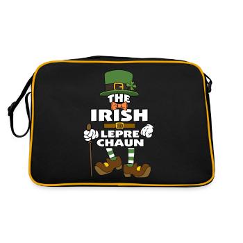 The Irish Leprechaun St Patrick's Day - Retro Bag - black/gold - Back