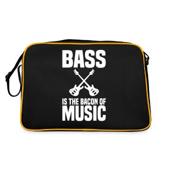 Bassist Guitar Instrument - Retro Bag - black/gold - Back