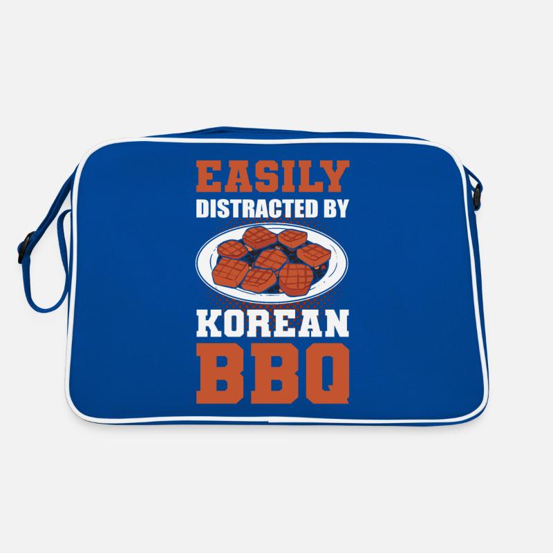 Easily Distracted By Korean BBQ Traditional Asian Retro Bag