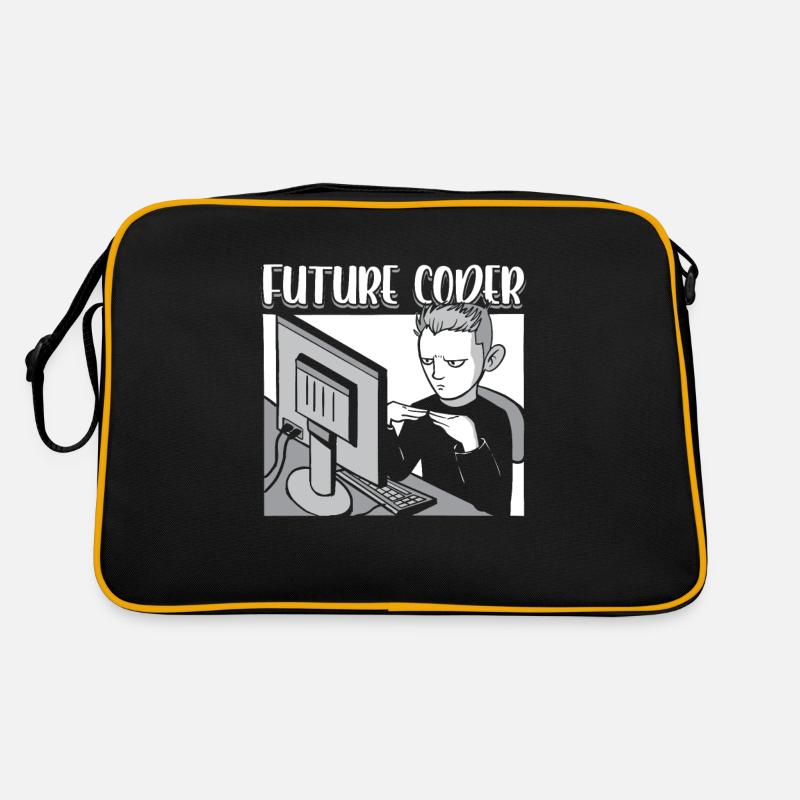 Futur Codeur Étudiant en informatique Programmeur Codage Sac Retro