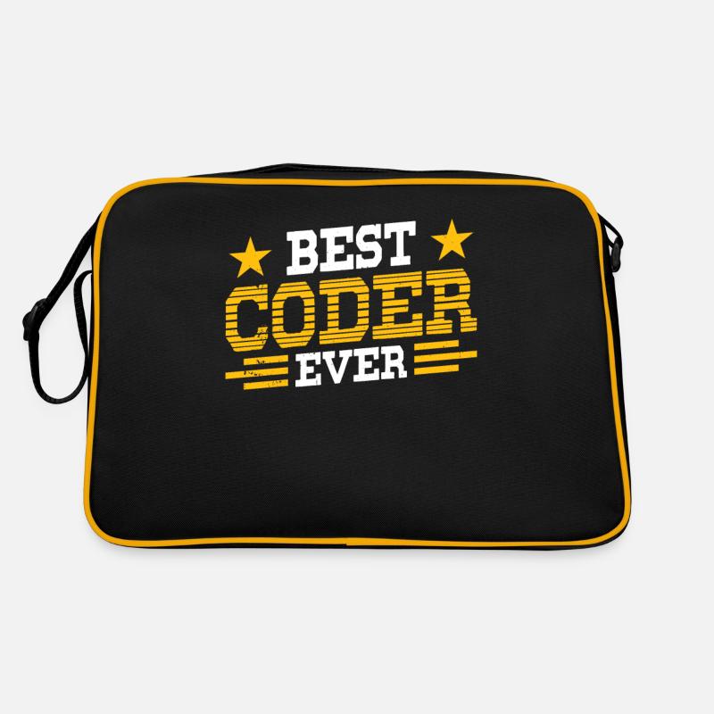 Bester Programmierer Überhaupt Code Coder Coding Retro Tasche