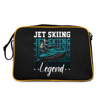 Jet Skiing Legend Water Sports Throttle Jet Skis - Retro Bag - black/gold - Back