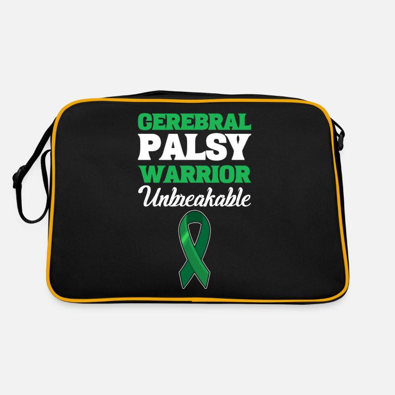 Cerebral Palsy Warrior Unbreakable Cerebral Palsy Retro Bag