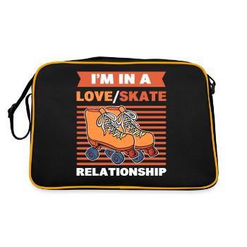 Roller Skating Roller Derby Roller Skating Sports - Sac Retro - noir/or - Dos