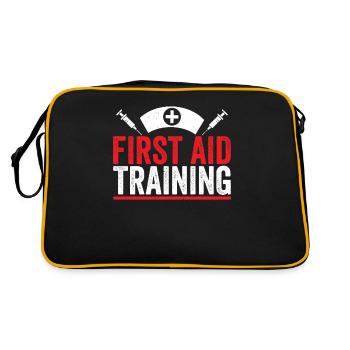 First Aid Training Teacher Course Trainer - Retro Bag - black/gold - Back