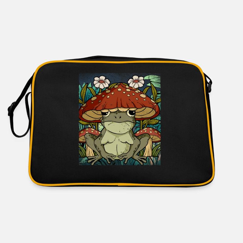 Cottagecore Frog Retro Bag