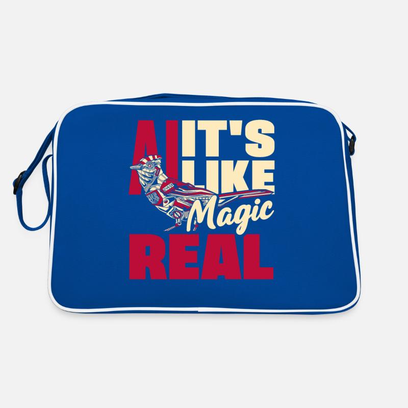 Ai It's Like Magic But Real Computer Science Retro Tasche