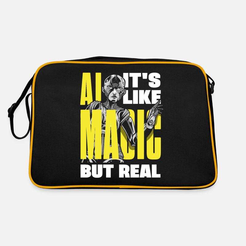 Ai It's Like Magic But Real Computer Science Retro Tasche