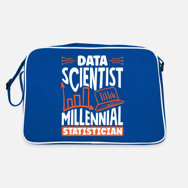 Data Scientist Millennial Statistician Retro Tasche