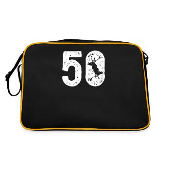 Jäger over 50 I motif for Jäger & Weidmann - Retro Bag - black/gold - Back