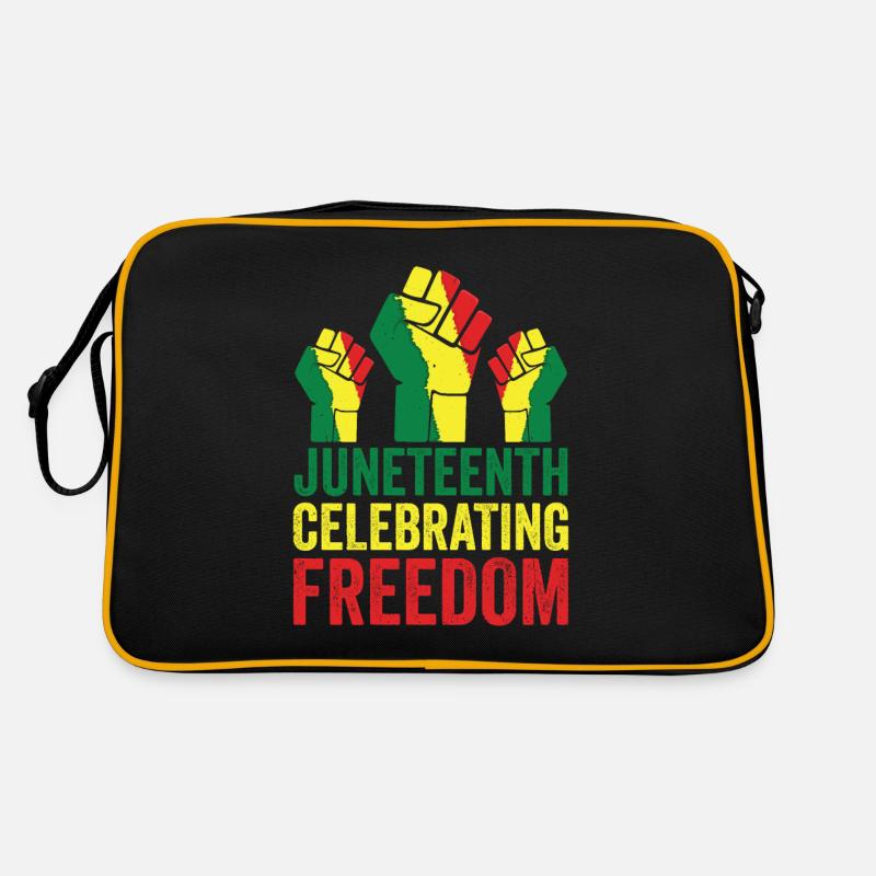 Juneteenth Feier Der Freiheit 1865 Afrika Black Retro Tasche