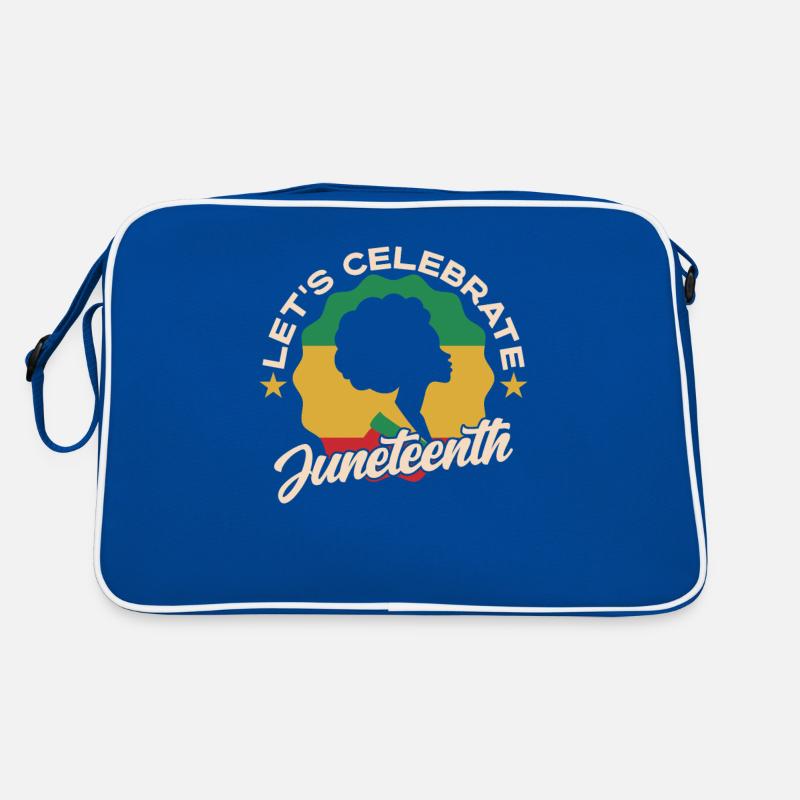 Feiern Wir Den Juneteenth Black African American Retro Tasche
