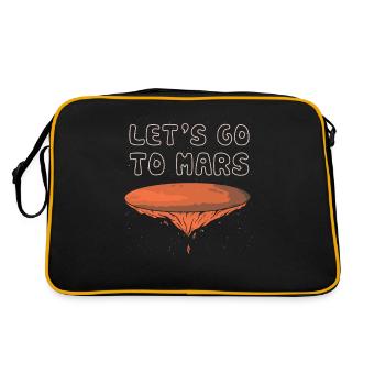 Allons à la planète Mars Space Astronaut - Sac Retro - noir/or - Dos