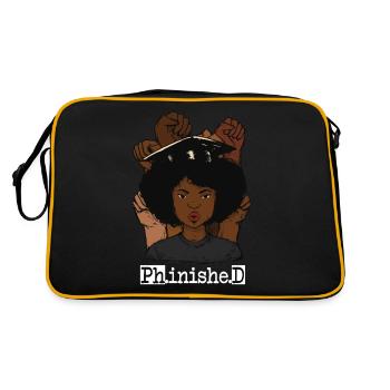 Doctorat Art For Afro Doctorat - Sac Retro - noir/or - Dos