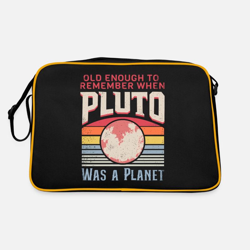 Solar system planets old enough Pluto science Retro Bag