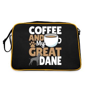 Grands Dague Chiens amoureux des chiens - Sac Retro - noir/or - Dos