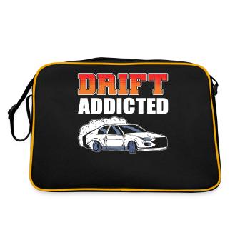 Drift Addicted Drifting Car Racing - Retro Bag - black/gold - Back