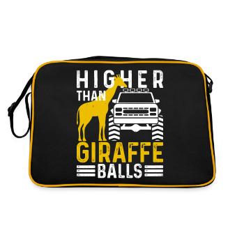 Plus haut que des boules de girafe soulevées Truck Square - Sac Retro - noir/or - Dos