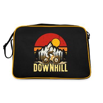 VTT Descente Course cycliste Coureur cycliste - Sac Retro - noir/or - Dos