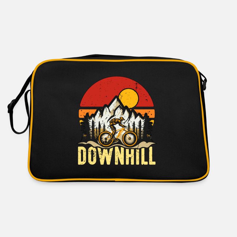 VTT Descente Course cycliste Coureur cycliste Sac Retro