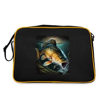 Carpe - Sac Retro - noir/or - Dos