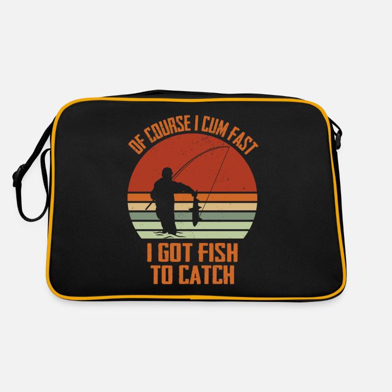 Bien sûr, je viens vite quand j’attrape du poisson Sac Retro