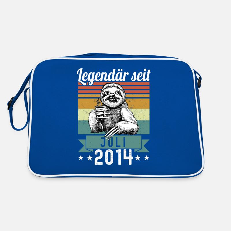 Faultier Legendär seit Juli 2014 Geburtstag Retro Tasche