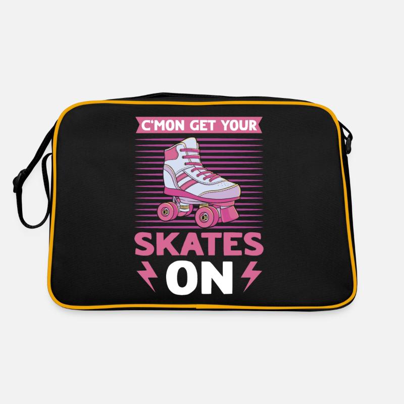 Roller Skating Roller Derby Roller Skating Skate Sac Retro