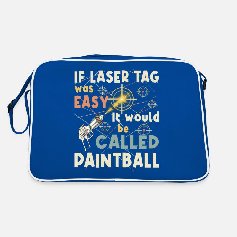 Cooler Lasertag-Player Retro Tasche